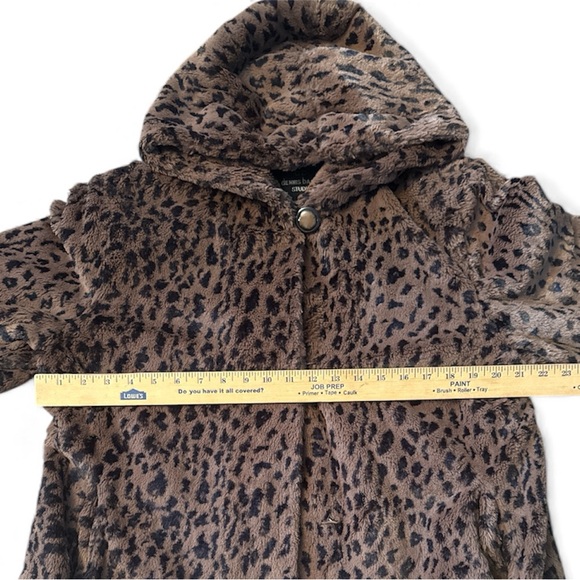 Dennis Basso Brown and Black Puffer Jacket - Picture 9 of 10